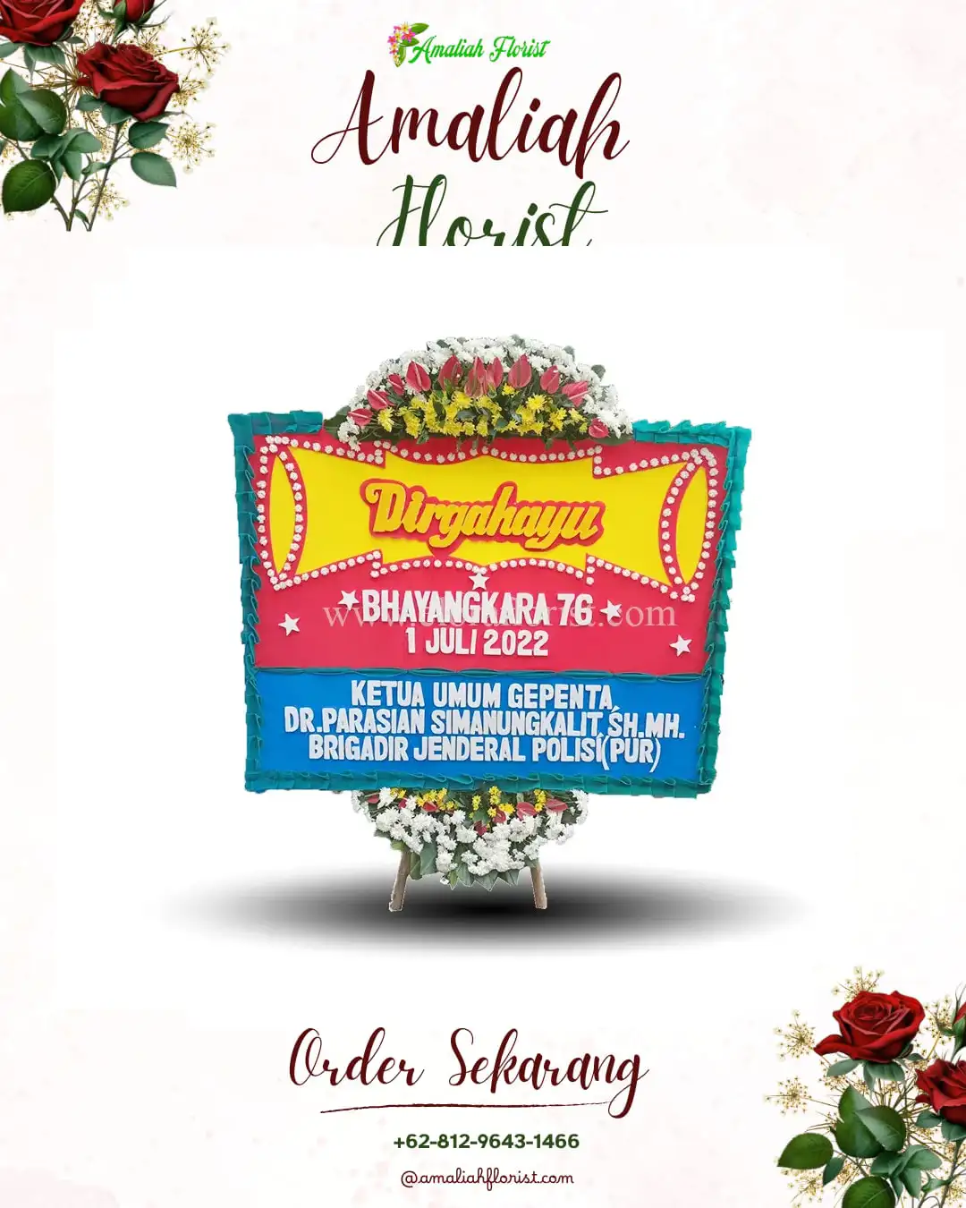 Papan Bunga HUT Ulang Tahun Bogor Selatan
